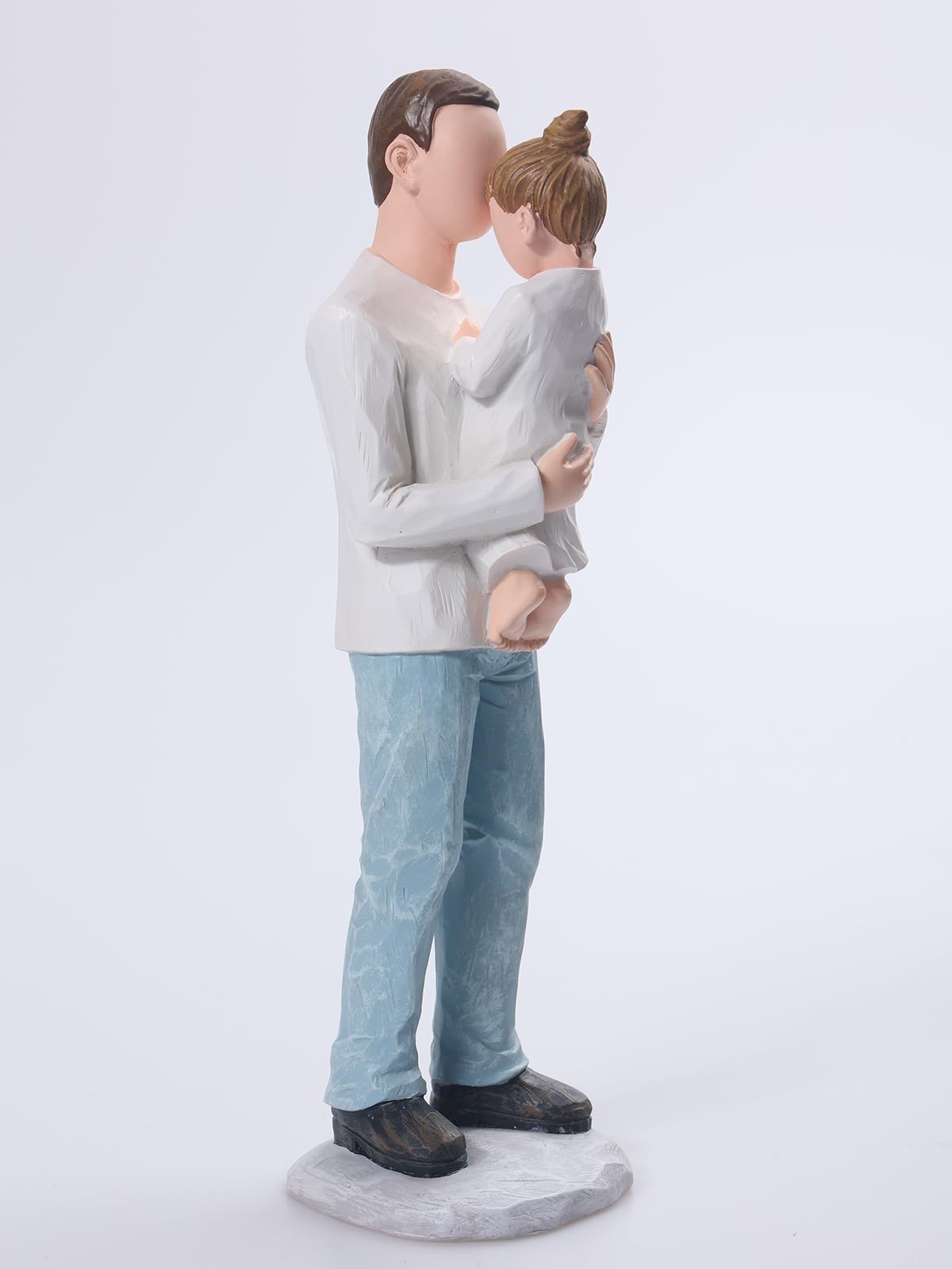 Grandmother and Baby Figurines, Hand-Painted Sculpted Statue, Sentimental Keepsake for First Time Nana or Great Grandmother, Emotional Home Decor Present