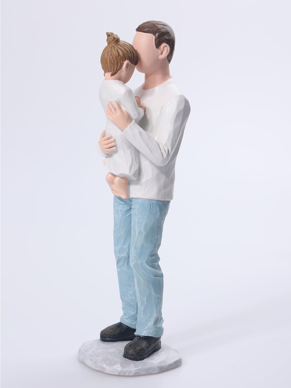 Grandmother and Baby Figurines, Hand-Painted Sculpted Statue, Sentimental Keepsake for First Time Nana or Great Grandmother, Emotional Home Decor Present
