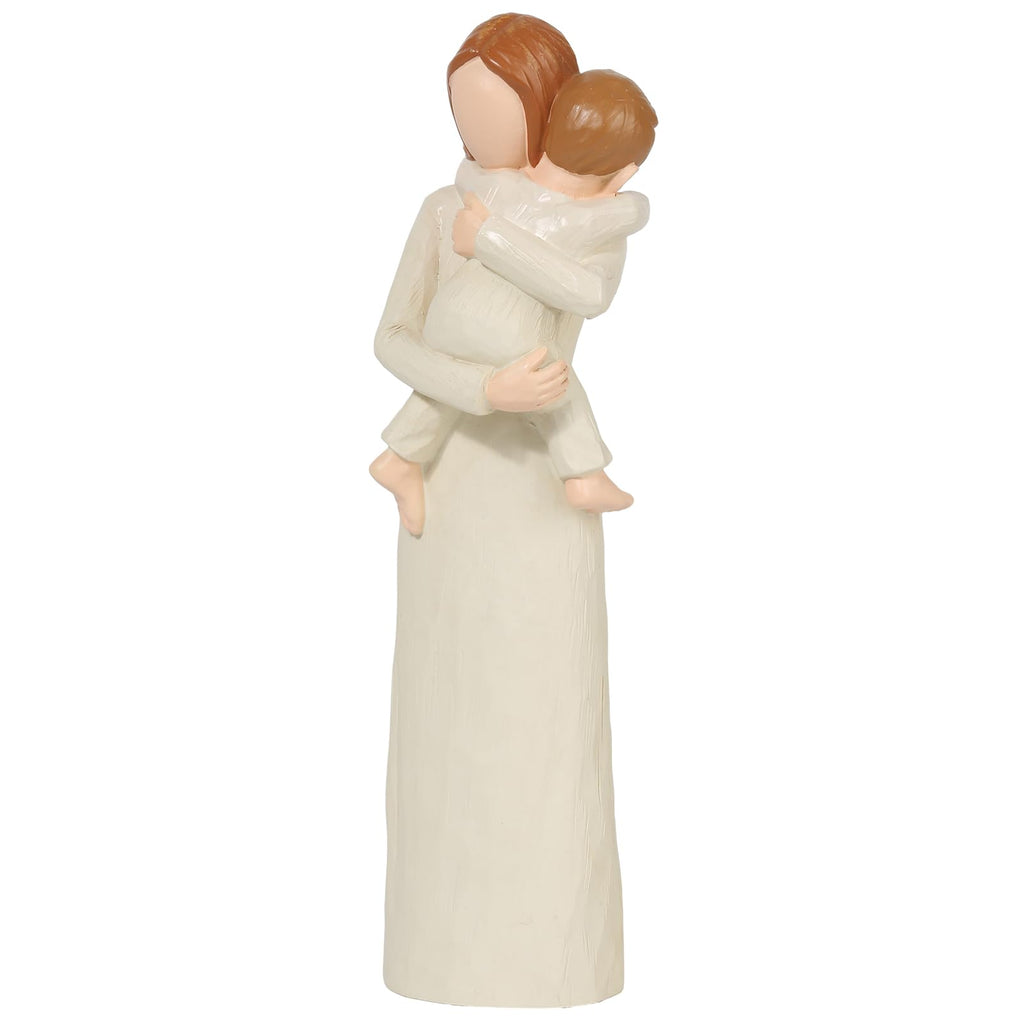 Grandmother and Baby Figurines, Hand-Painted Sculpted Statue, Sentimental Keepsake for First Time Nana or Great Grandmother, Emotional Home Decor Present
