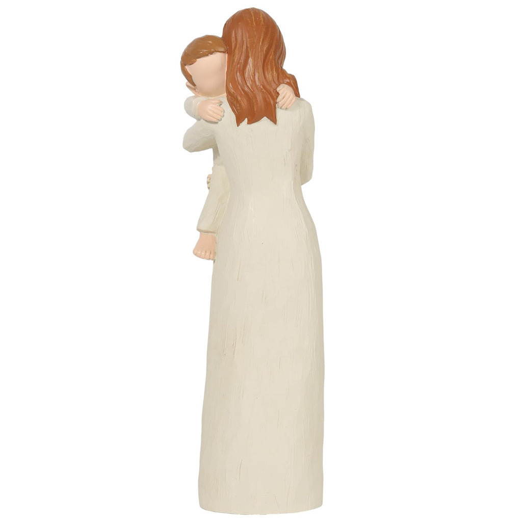 Grandmother and Baby Figurines, Hand-Painted Sculpted Statue, Sentimental Keepsake for First Time Nana or Great Grandmother, Emotional Home Decor Present