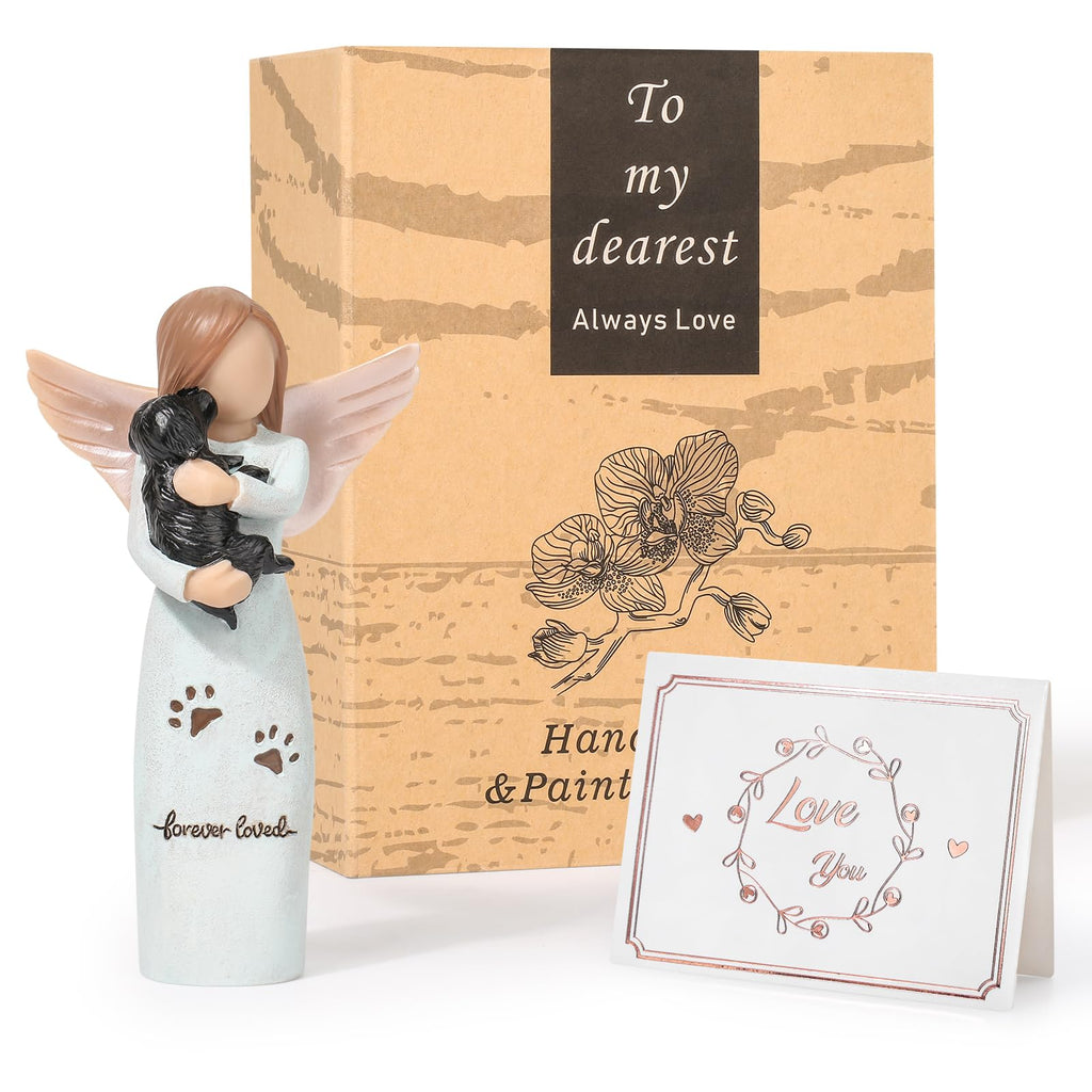 Grandmother and Baby Figurines, Hand-Painted Sculpted Statue, Sentimental Keepsake for First Time Nana or Great Grandmother, Emotional Home Decor Present