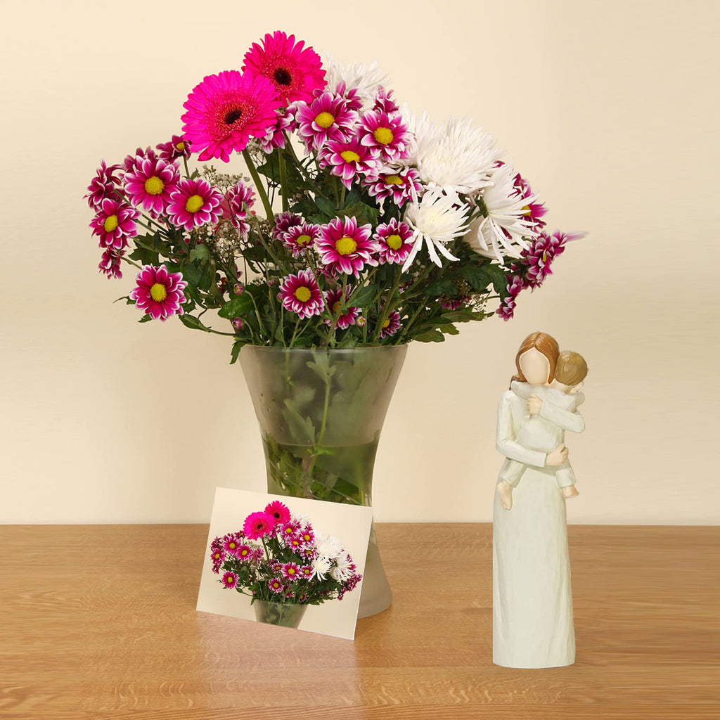 Grandmother and Baby Figurines, Hand-Painted Sculpted Statue, Sentimental Keepsake for First Time Nana or Great Grandmother, Emotional Home Decor Present